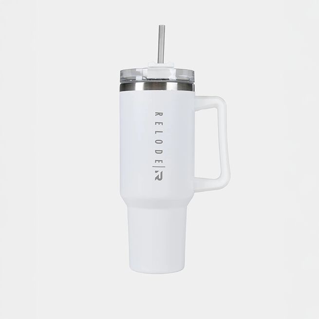 Clean Tumbler Vannflaske Rustfritt Stål 1200 ml Hvit