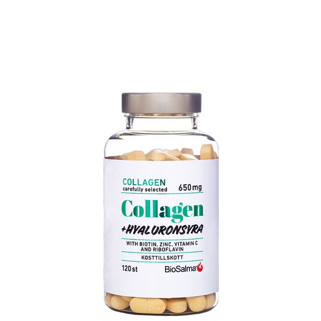 Kollagen Hyaluronsyre 120 tabletter