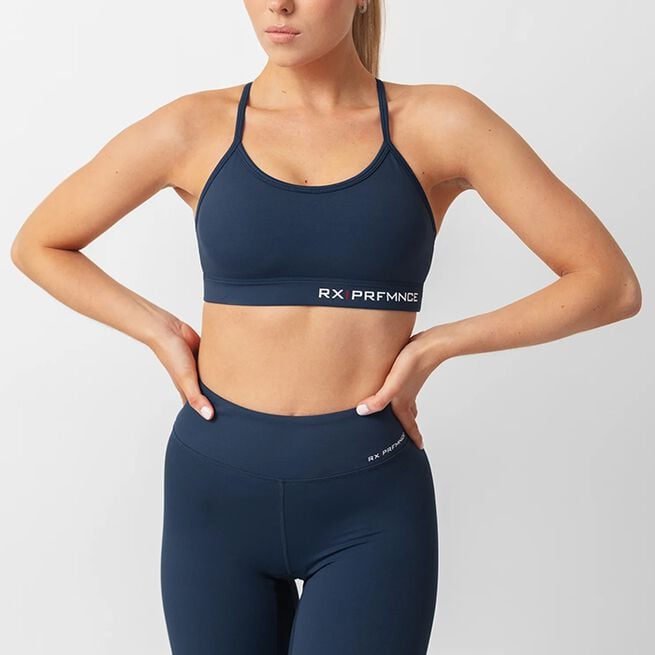 RX Performance Barbara Sports Bra, Navy Blue