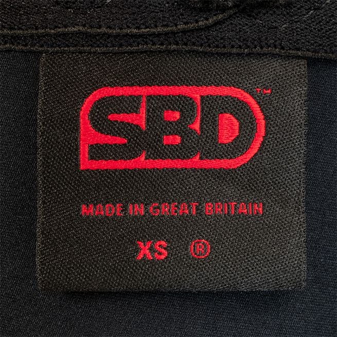 SBD Knee Sleeves, 7mm, Black/Red