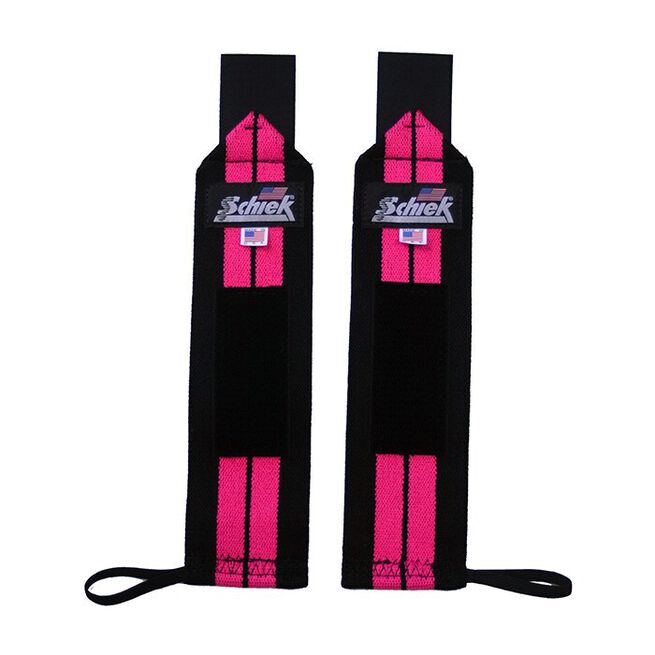 12 Inch Heavy Duty Wrist Wraps, Pink 