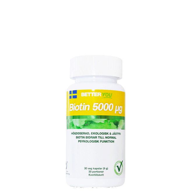 Biotin 5000 100 kapsler