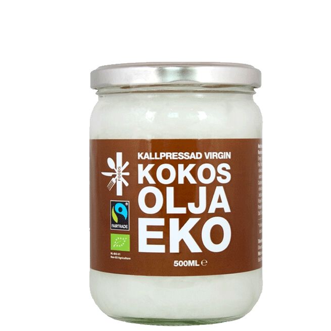 Kokosolja Kallpressad Virgin EKO & Fairtrade, 500 ml