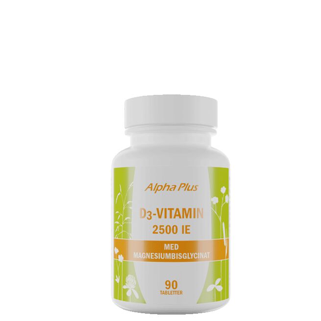 D3-vitamin 2500IE, 90 tabletter