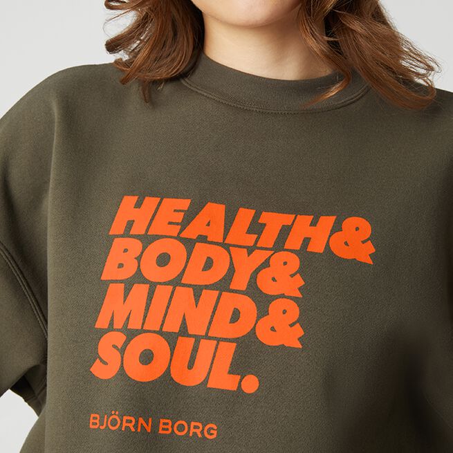 Studio Oversized Genser Green