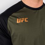 Venum UFC Adrenaline by Venum Fight Week Mens Dry-tech T-shirt Khaki/Bronze
