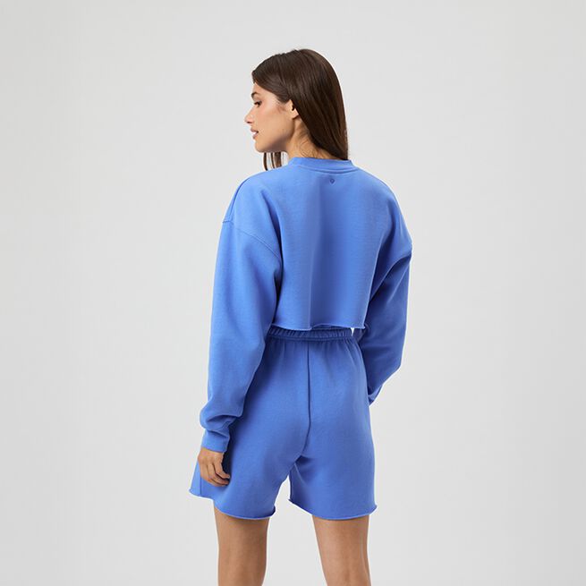 Studio Oversized Croppet Sweatshirt Marineblå