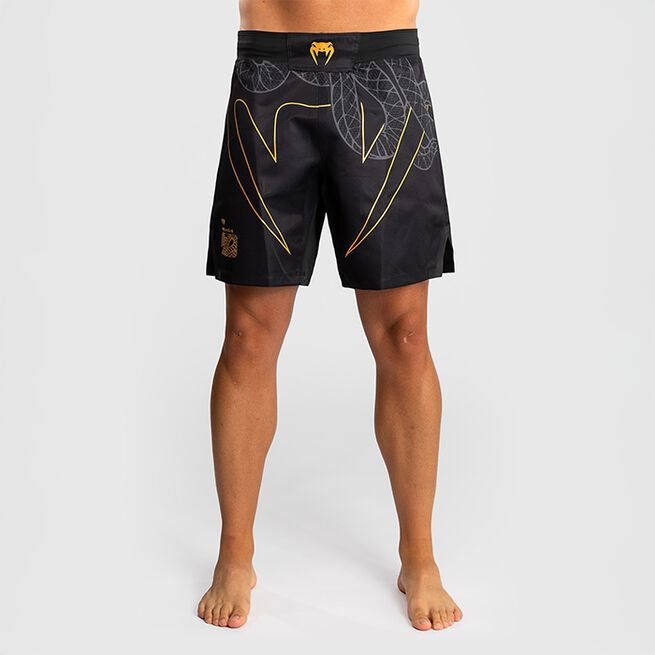 Serpenti Fightshorts Svart Sølv Gull