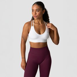 Define Seamless V-shape Sports Bra, White, L  Define Sømløs V-formet Sports-BH Hvit