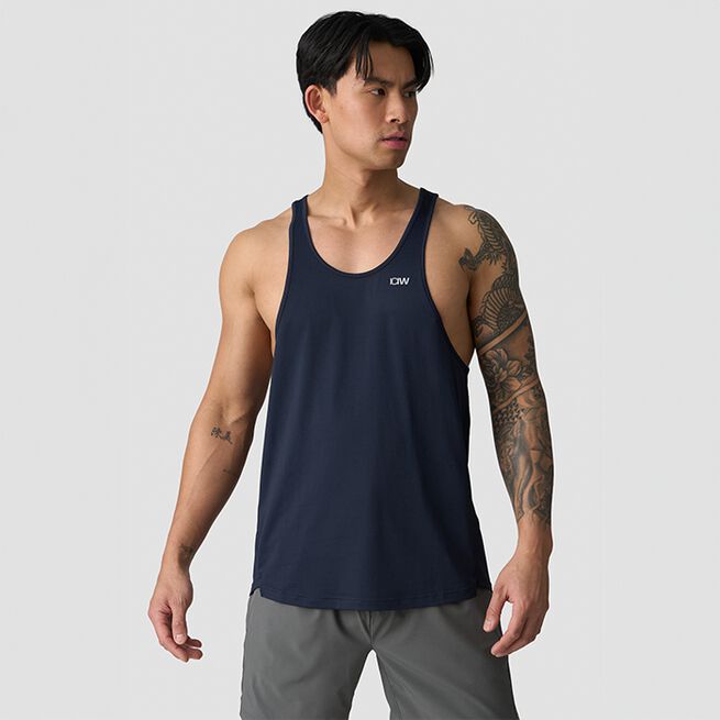 Stride Stringer Singlet Marineblå