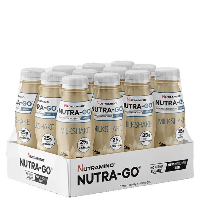 12 x Nutra Go Protein Milkshake 330 ml Vanilla