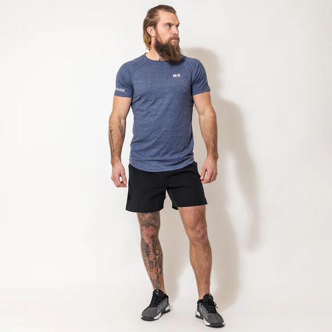 JT T-shirt, Melange Blue