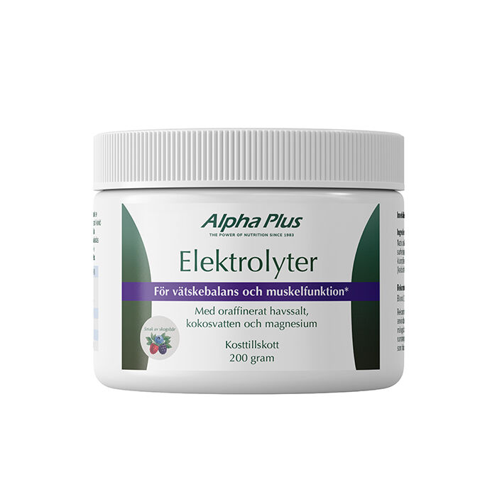 Alpha Plus Elektrolyter Skogsb&auml;r 200 g Skogsb&auml;r