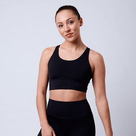 Pep Sport Bra, Black Pep Sport-bh Svart