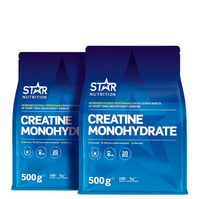 2 x kreatinmonohydrat 500 g