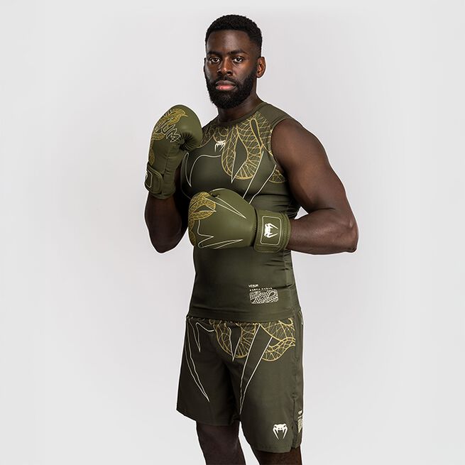 Serpenti Rashguard Ermeløs Khaki Bronse Ivory