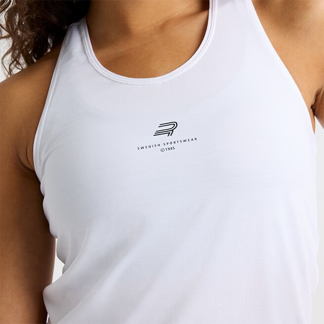 Motion Racerback Linne Hvit