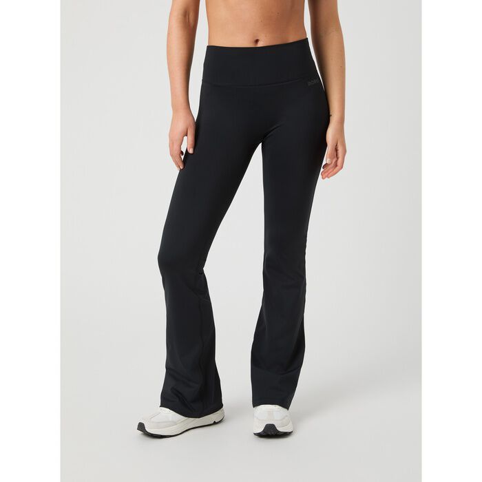 Borg Flare Tights Kort Brun