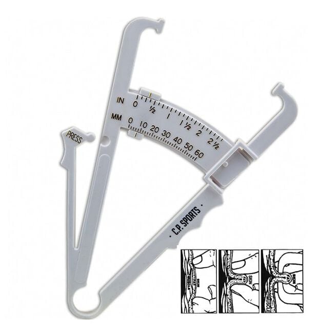 Fat Caliper, Fat Measurement, White 