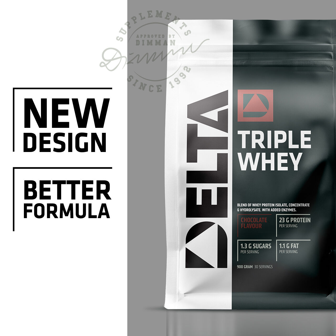 Triple Whey Myseprotein 900 g strawberry