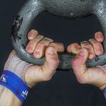 JAW Pullup Grips, Royal Blue, Small 