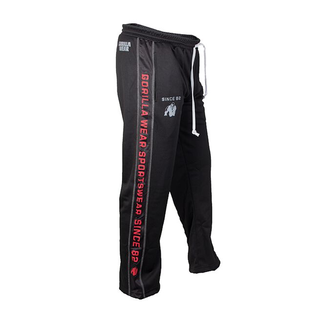 Functional Mesh Pants, Black/Red