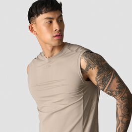 Mirage Tank Men, Light Dusty Brown, S  Mirage Singlet Brun