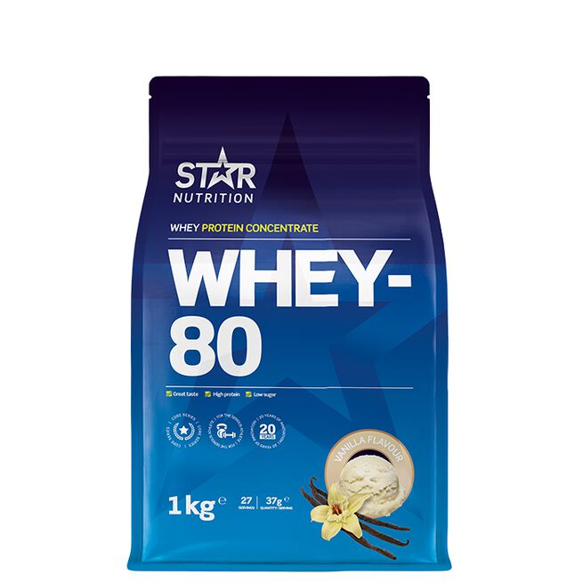 Star nutritio whey-80 protein shake Vanilla vanilj