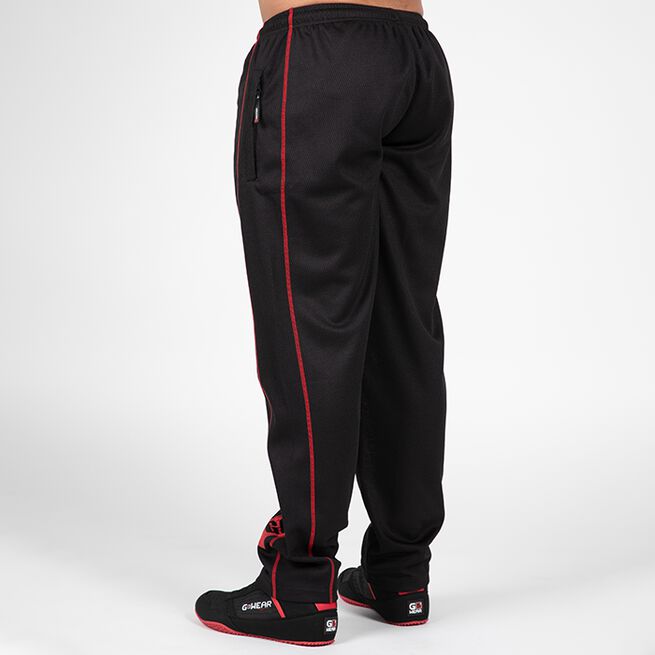 Wallace Mesh Pants, Black/Red