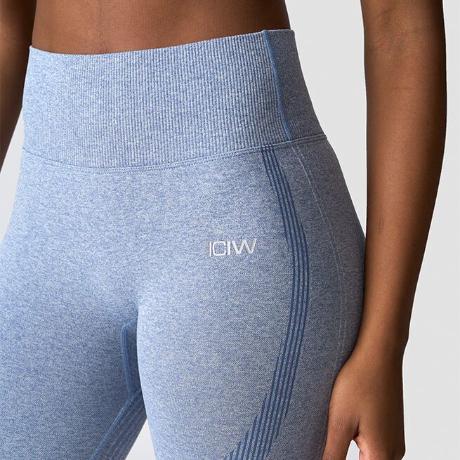 Soft Seamless Sykkelshorts Blå