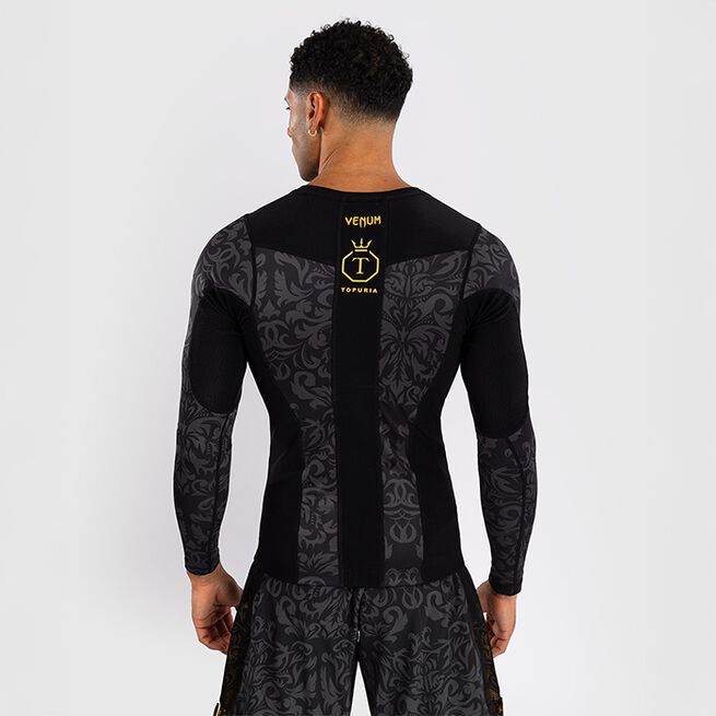 Venum x Ilia Topuria Unmatched Langermet Rashguard Svart Gull