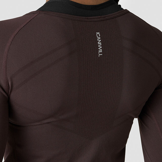 Everyday Seamless LS, Chocolate Brown