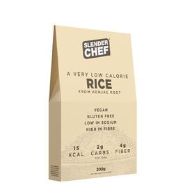 Slender Chef Rice, 200 g  Lavkalori Ris 200 g