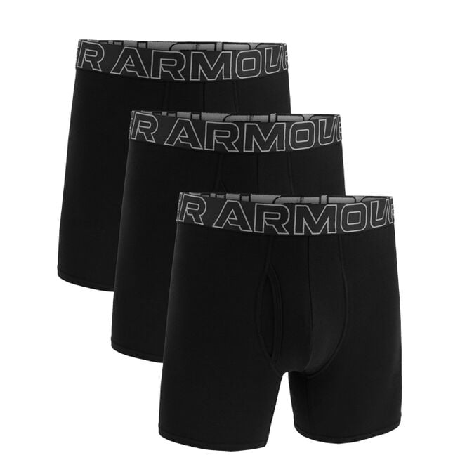 Performance 6in Boxershorts 3-pakk Svart