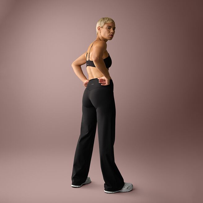 Nimble Straight Leg Pants, Black