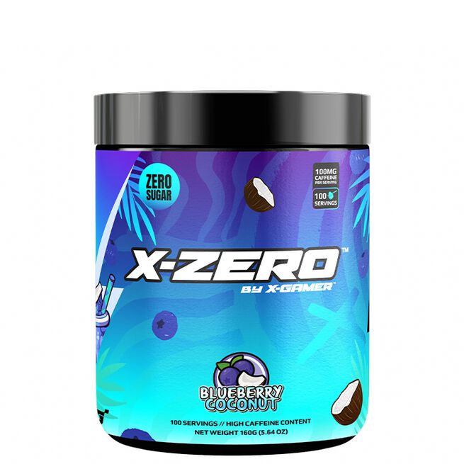 X-Gamer X-Zero 160 g (6 smaker) X-Gamer Blueberry & Coconut