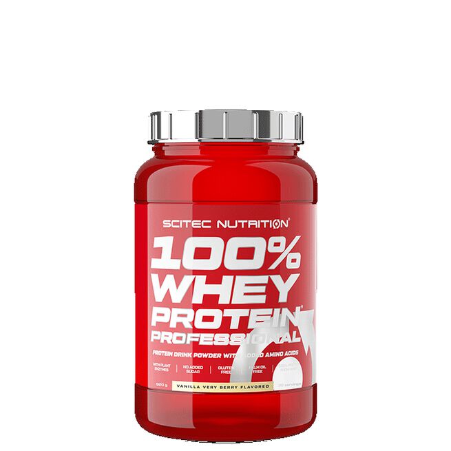 100% Whey Protein Professional, 920 g, Vanilla Very Berry 