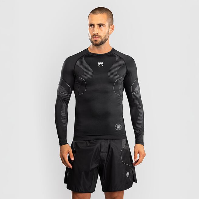 Nexus Rashguard Lang Erme Svart Sølv