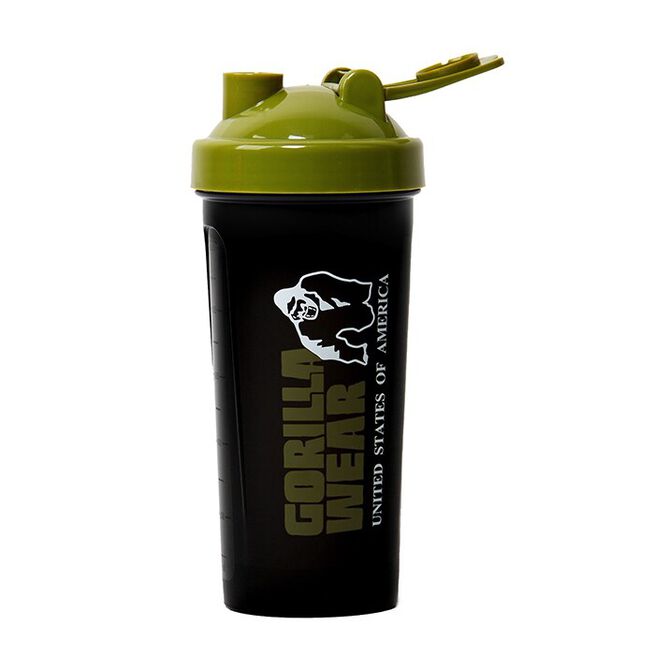 Shaker XXL Svart/Grønn 1000 ml