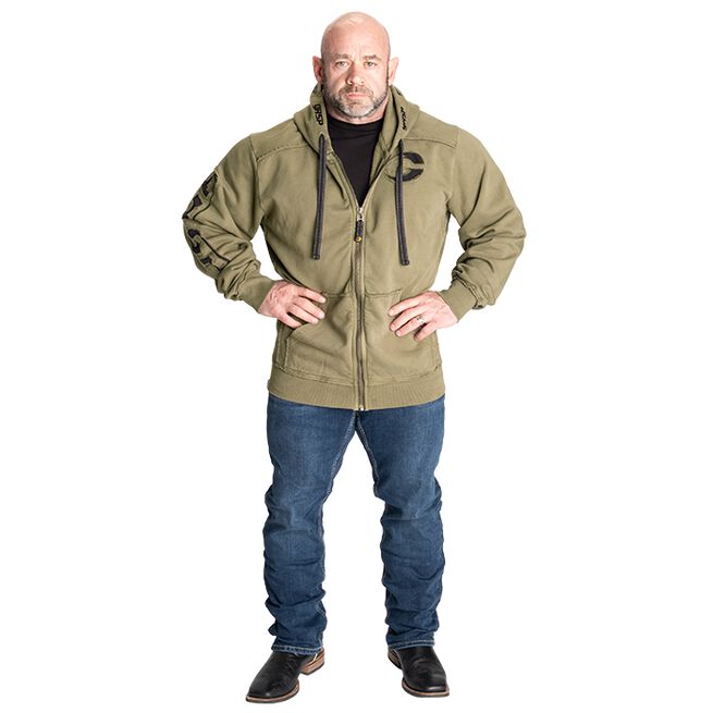 Pro Gym Hoodie Acid Wash Grønn