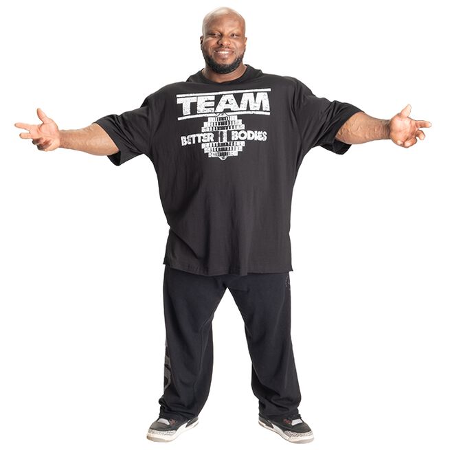 Team Pump Cover Iron Tee, Black