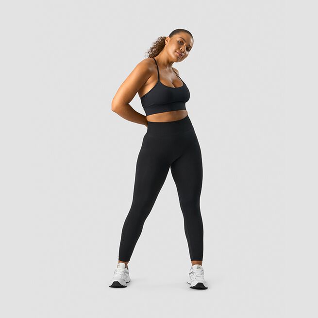 Define Sømløs Treningstights Svart