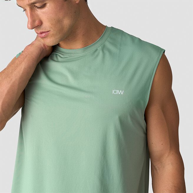 Stride Ermeløs T-skjorte, Grønn