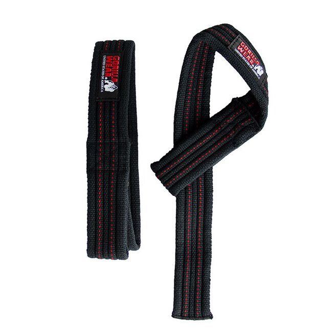 Hardcore Lifting Straps Svart/Rød