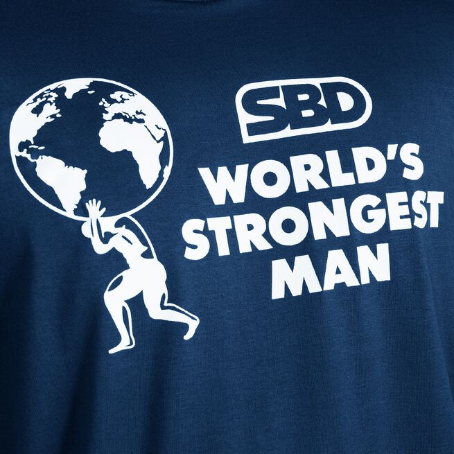 World Strongest Man T-Shirt - Women's, Blue