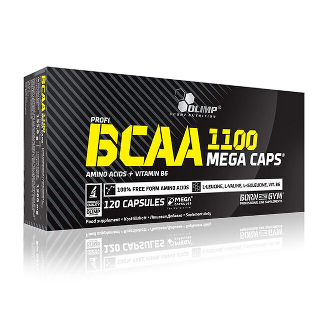 BCAA Mega Caps 120 kapsler