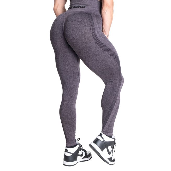 Curve Scrunch Leggings, Black Melange