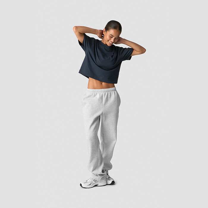 Everyday Cropped T-skjorte Bl&aring;