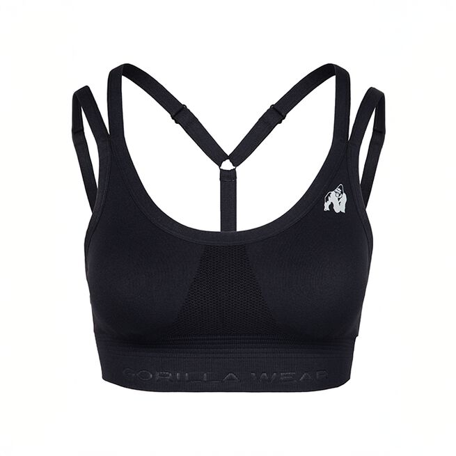 Whitney sømløs sport-BH svart