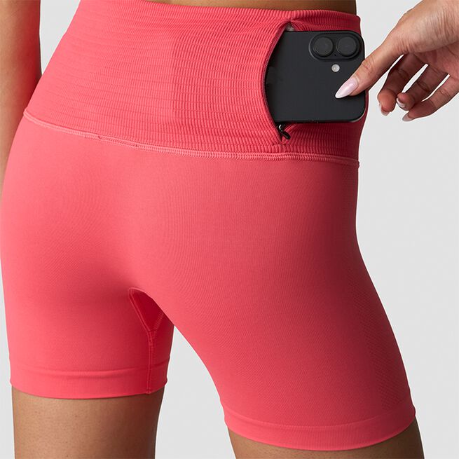 Define Sømløse Shorts Rosa